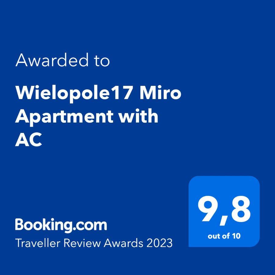 Wielopole17 Miro Apartment With Ac Краков Экстерьер фото